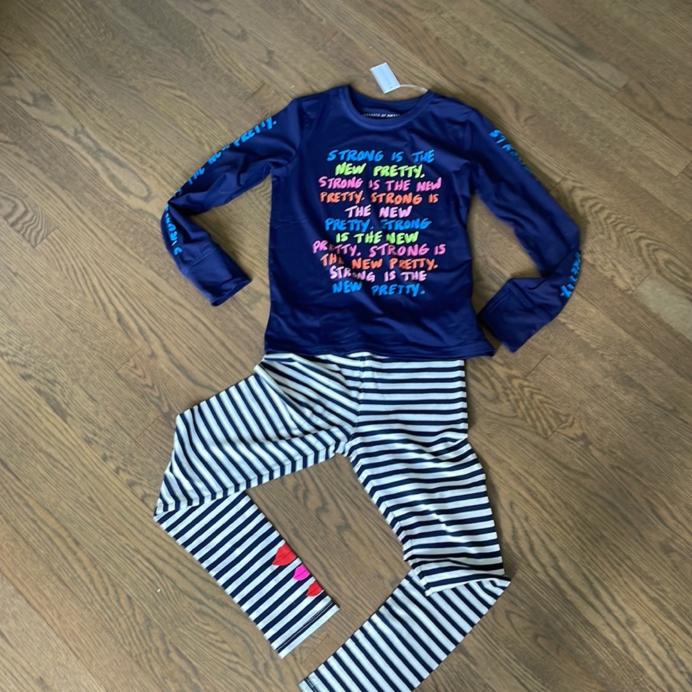 NEW Rocket’s of awesome tshirt and leggins ( blue)